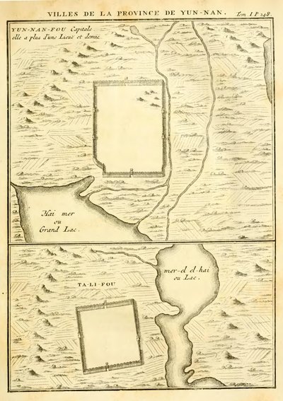 Pueblos de la provincia de Yunnan de Jean Baptiste Du Halde